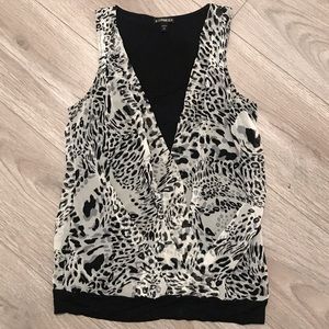 Express Leopard Print Blouse